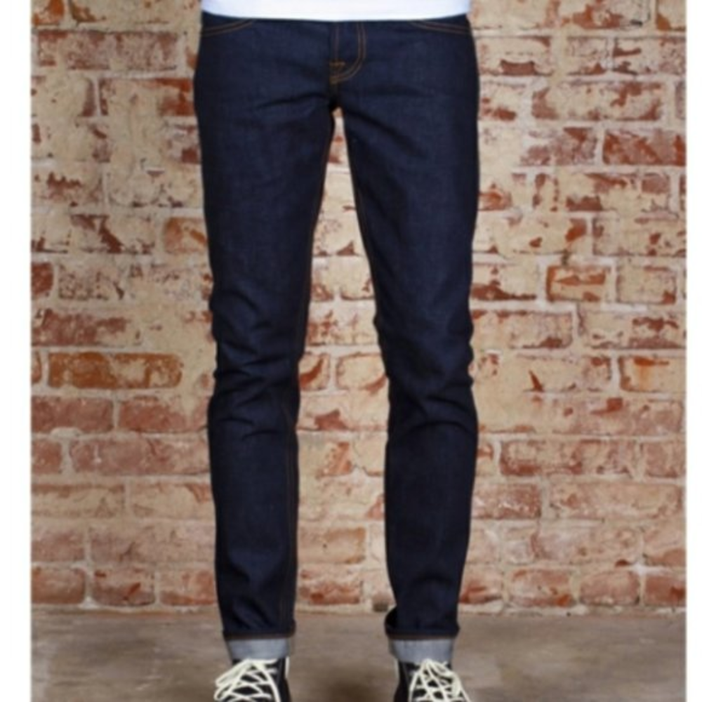 Brave‎ Star Selvage The Skeleton Skinny Button Fly Denim Jeans Sz. 31